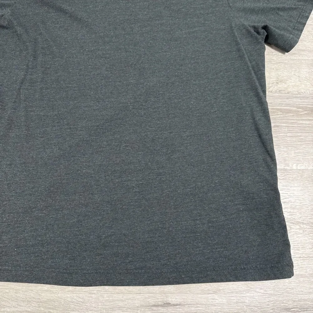 Banana Republic Shirt Men's Charcoal Gray Premium Wash Tee 2XLT Cotton Blend